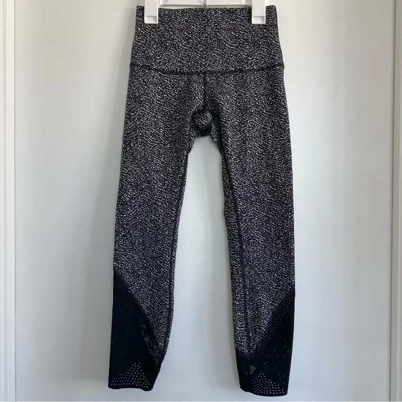 Lululemon Luon Ripple Jacquard Wunder Under Hi-Rise Laser Cut Pant Leggings - Picture 3 of 9